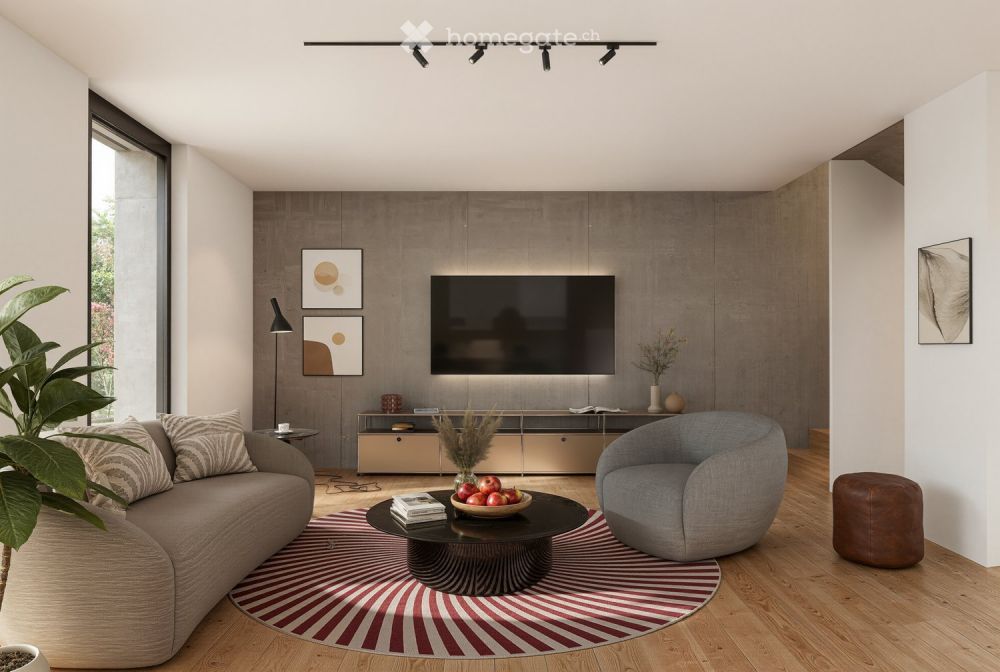 Modernes 5.5-Zimmer-Doppelhaus mit Attika-Terrasse und Garten – Neubau in Oftringen - Bild 5