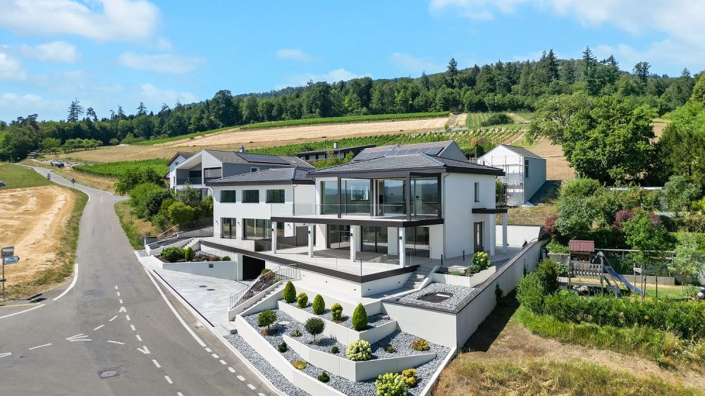 Modernes Einfamilienhaus an oberster Hanglage mit Bergsicht - Walde Immobilien AG