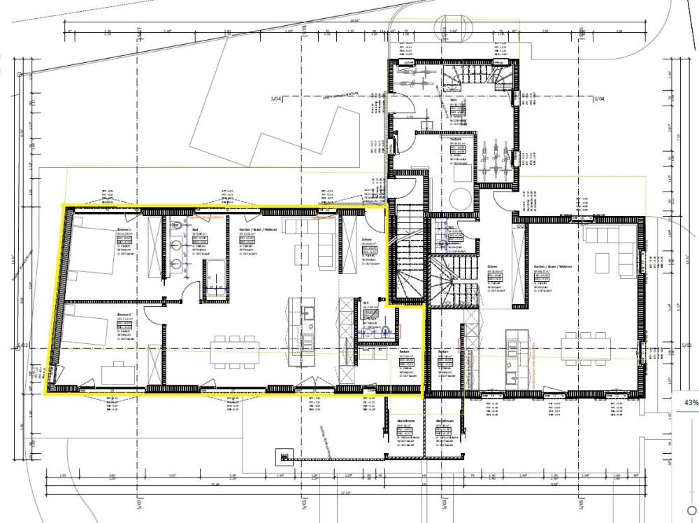 Erstvermietung: Exklusive 3.5 Zimmer-Gartenwohnung mit modernem Wohnkomfort - Grundriss