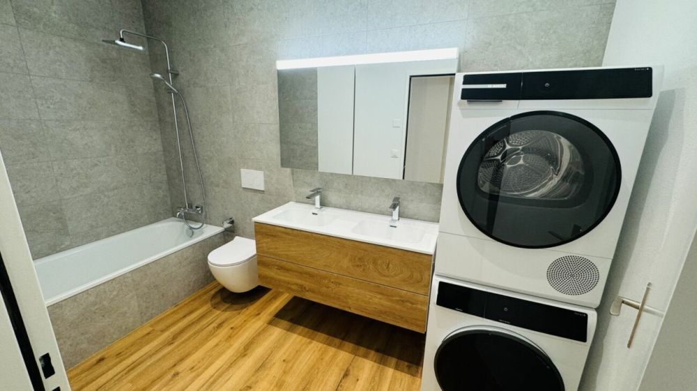 Fantastische Neubauwohnungen: (202) 3.5 Zimmer, grosse Terrassen, hohe Decken, Keller, WM/TU - Bild 2