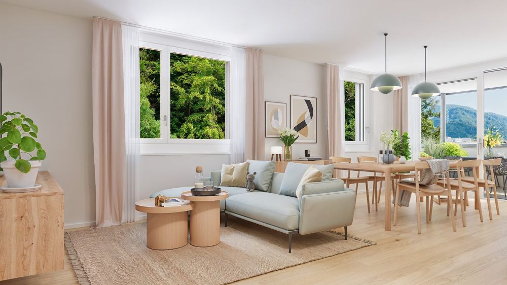 Zentral wohnen mit Bezug zu den Bergen - Bild 1