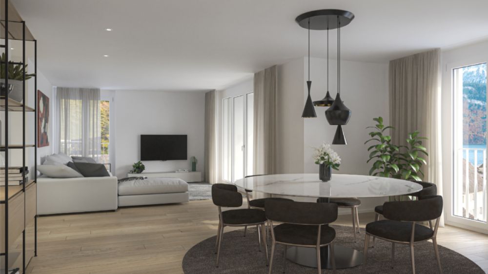 Helle, neue luxuriöse 2½ Zimmer Wohnung (H2) EG mit grossem Sitzplatz - Bild 12