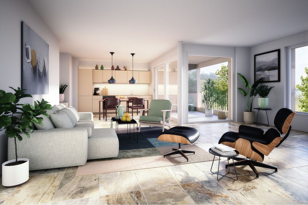 Neubau- 3.5-Zimmerwohnung - Bild 1