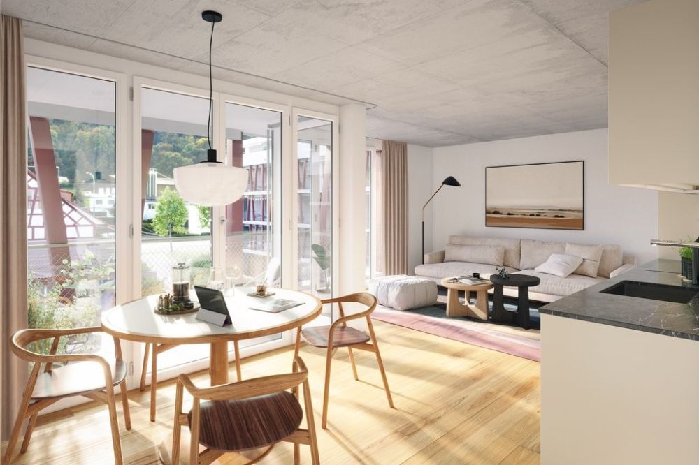Moderne Wohnung im Neubau Mikado Mühli Killwangen - 221207_Wohnen_Haus-B.jpg