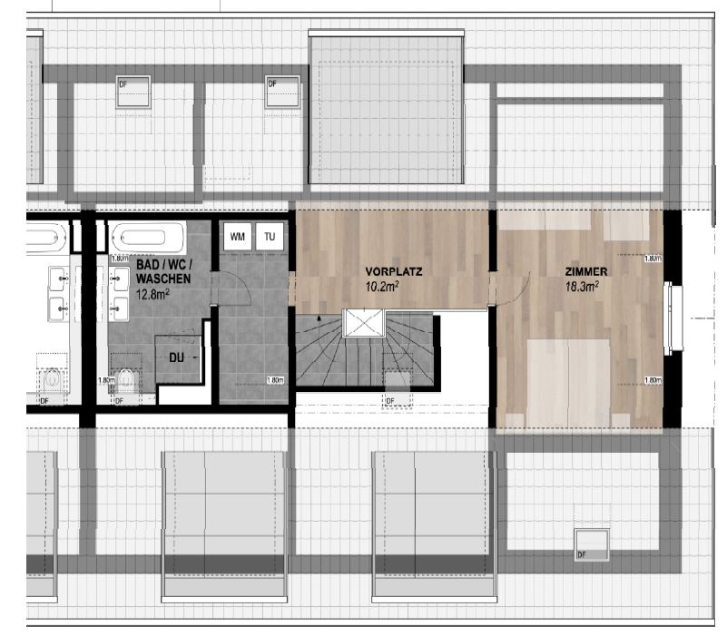 Neue Dach-Maisonettewohnung mit speziellem Grundriss - Bild 5