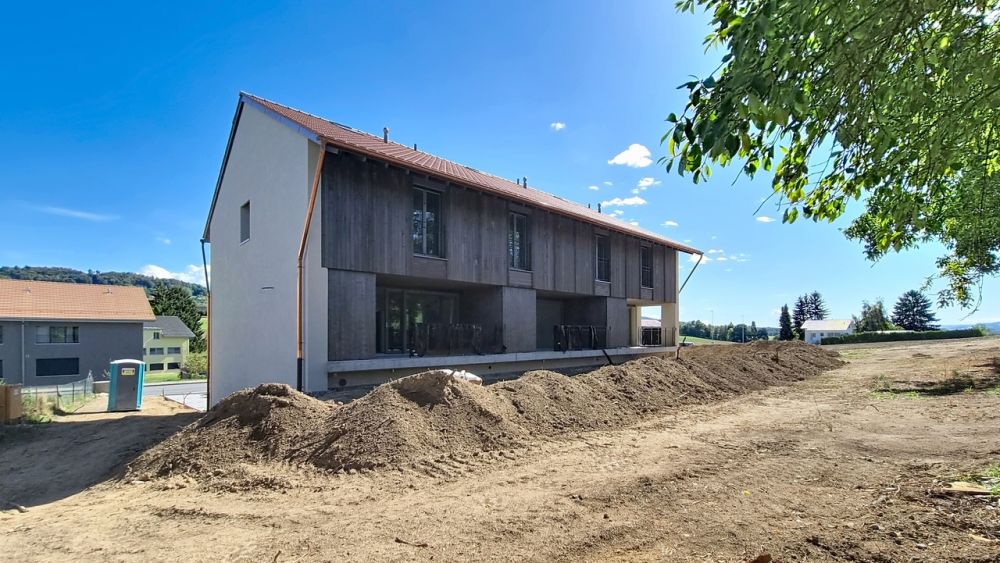 3 villas contiguës 5.5 pces avec jardin privatif à Dompierre / FR - Bild 12