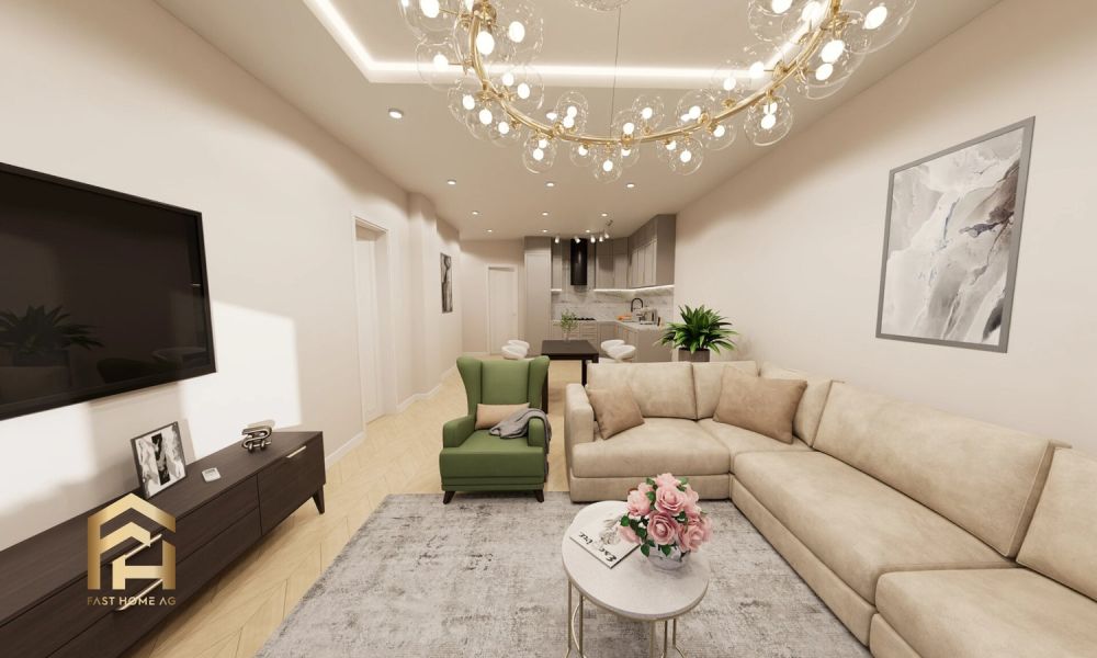 Modernes WG-Zimmer in 4.5-Zimmer-Wohnung in Naters - 4.5 ZWG