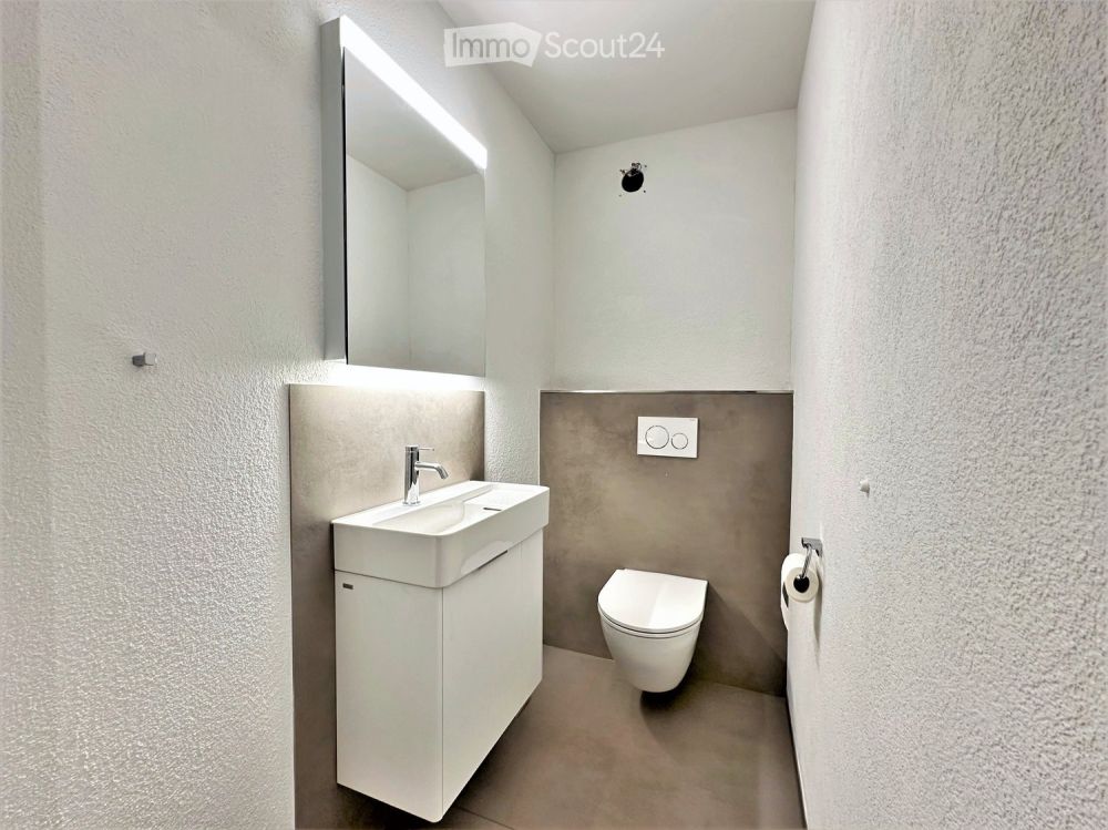 Grosse moderne 3.5 Zimmer Duplex-Wohnung mit Cheminée und Bergsicht - Wohnen über zwei Etagen - Bild 6