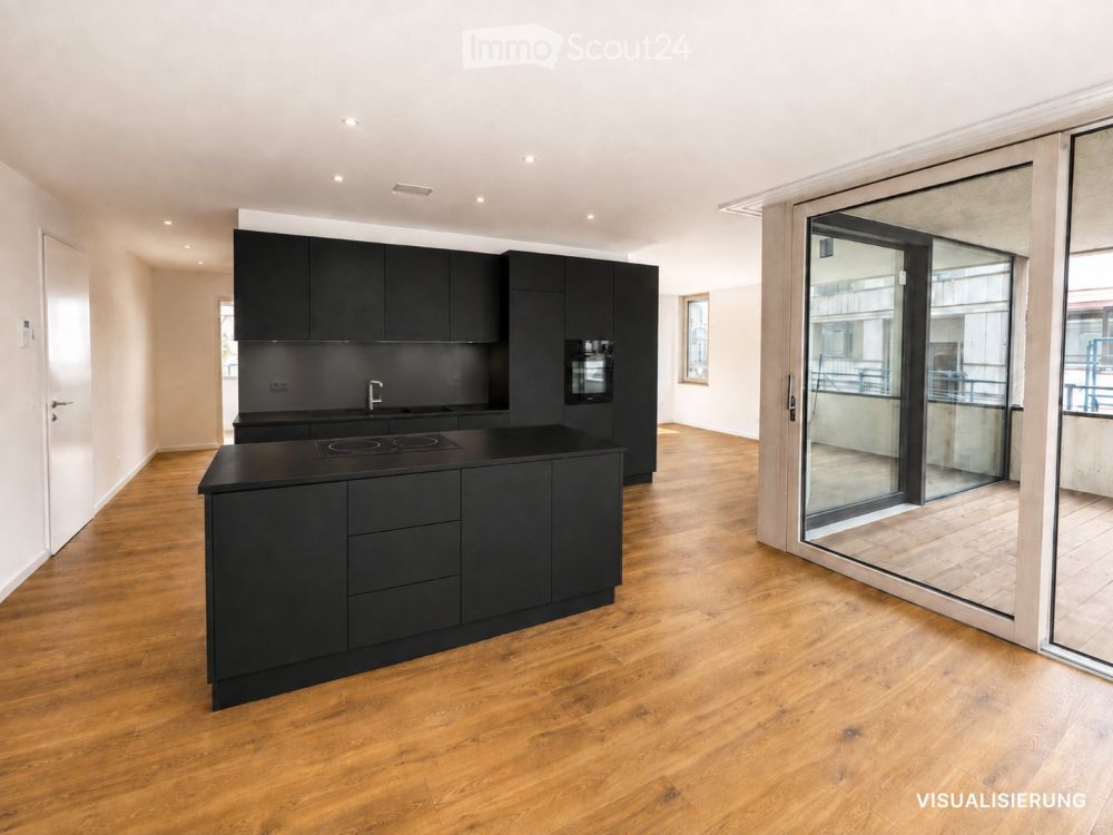 Erstbezug: Hochwertige 4.5-Zimmer-Neubauwohnung "im Herzen" mit grosszügiger Loggia in Uetendorf - Bild 1