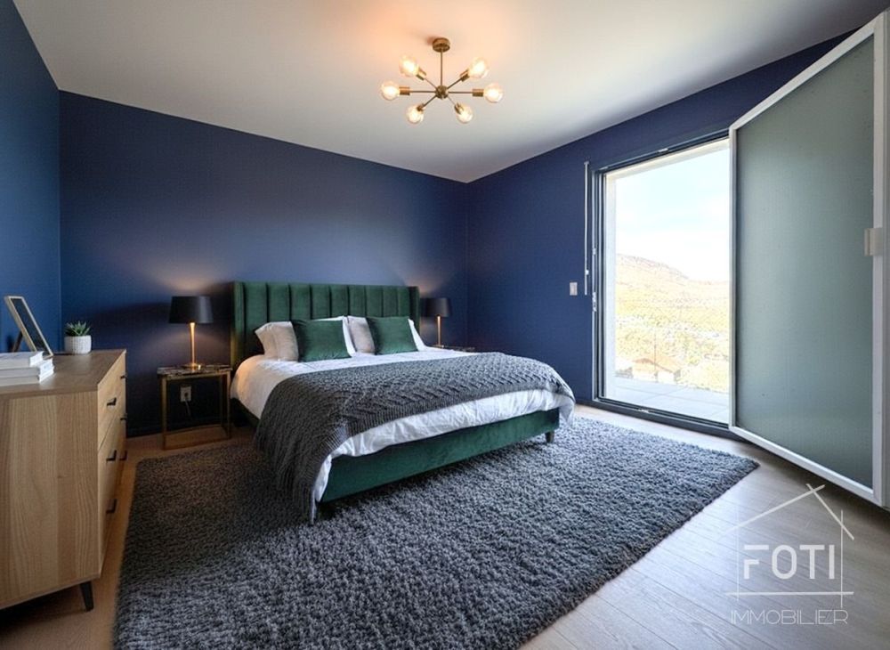 LOCATION-VENTE : Villa individuelle NEUVE de 4,5 pièces avec belle vue sur la plaine. - Chambre