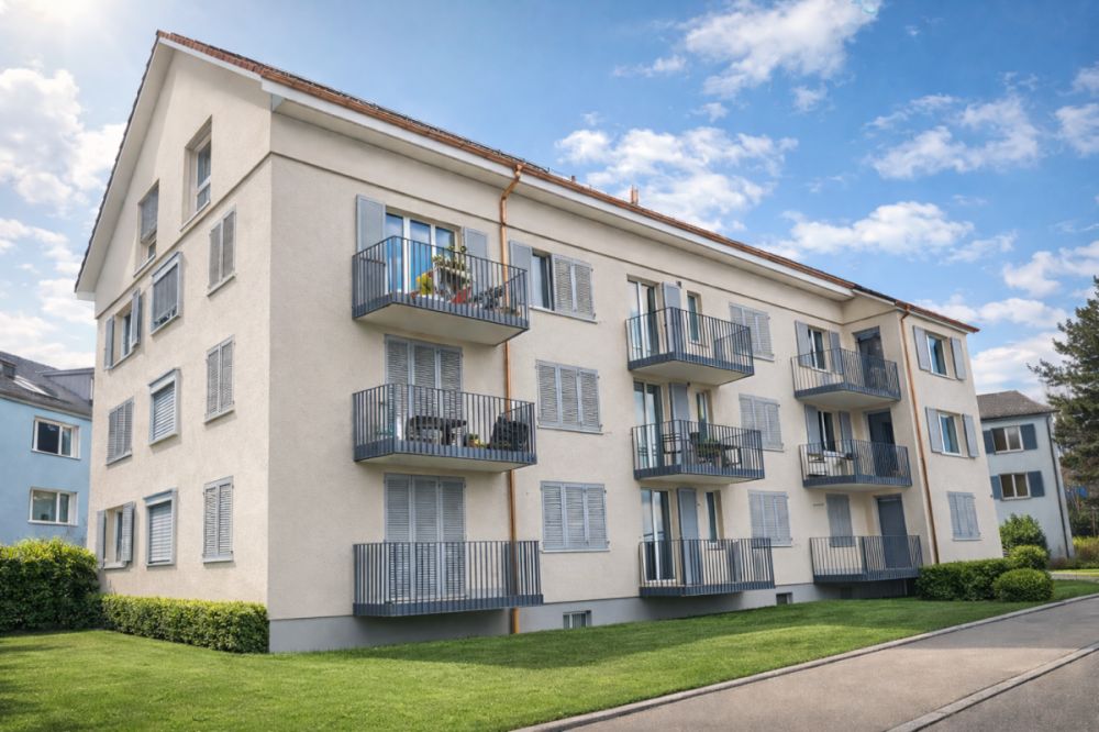 stilvolle Neubauwohnung im aufgestockten Geschoss - Bild 1