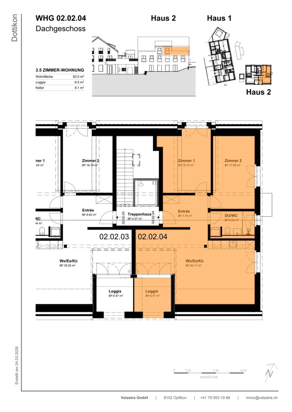 Erstbezug, letzte 3.5 Zimmerwohnung in Dottikon - Bild 4