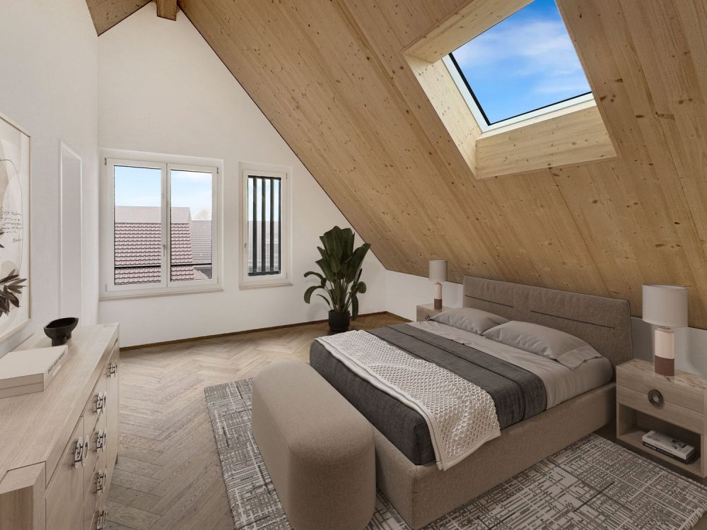 Grosszügige 5.5-Zimmer-Dachgeschoss-Maisonette mit Galerie & Loggia – Erstvermietung - Bild 4