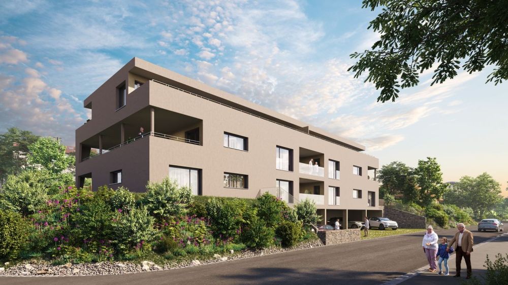 Erstvermietung neue exklusive 3.5 Zimmerwohnung mit grosszügigem Sitzplatz - Bild 2