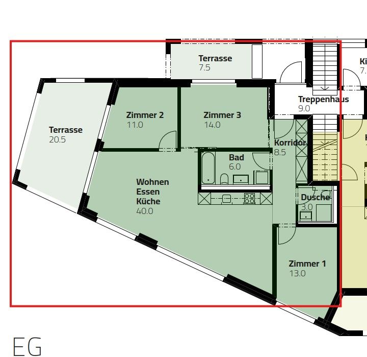 Moderne 4.5-Zimmer-EG-Wohnung mit Seenähe in Wilen bei Wollerau - Bild 5