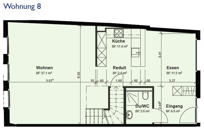 Traumhafte Wohnung im Herzen der Altstadt! - Grundriss
