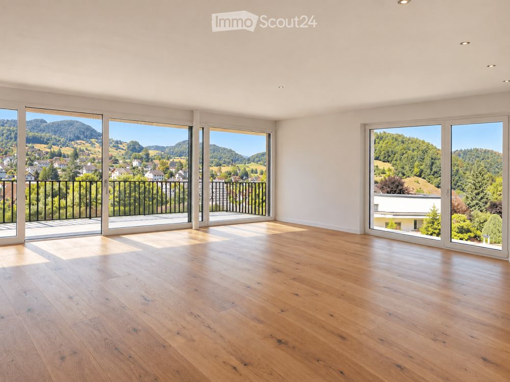 Einliegerwohnung mit weiter Aussicht ins Grüne als Erstbezug in Nunningen - Bild 1