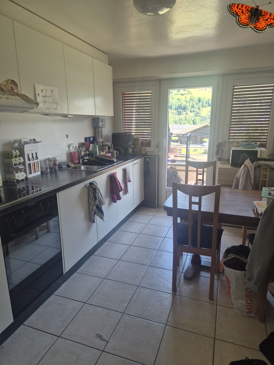 CHARMANTES 3 ½ ZIMMER DUPLEX-WOHNUNG - ALBEUVE - cuisine