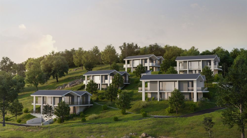 Neuf à Vallamand  Panorama sur le lac habiter dans les vignes - Bild 2