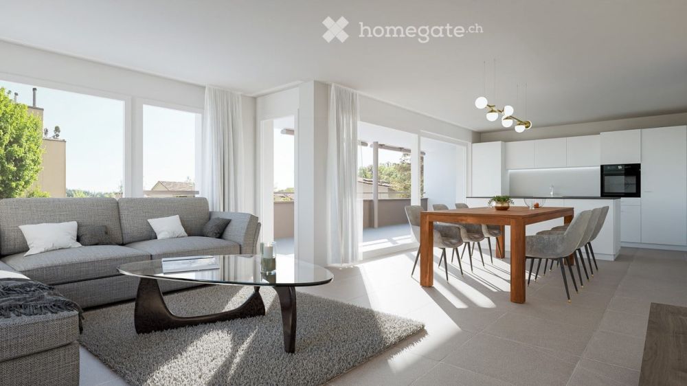 Erstbezug: Moderne 5.5-Zimmer-Wohnung inklusive 2 Einstellplätzen - Bild 1