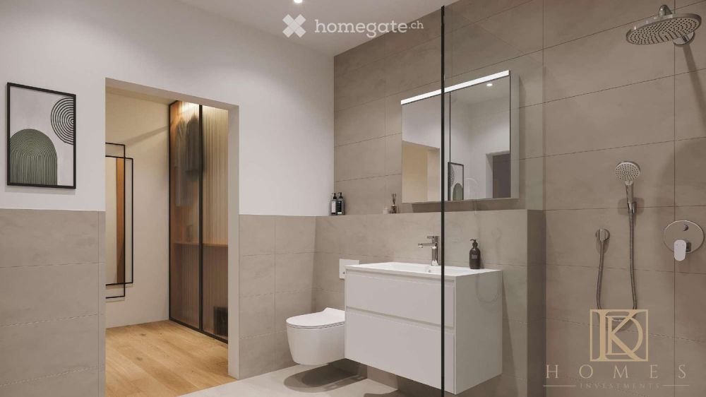 Moderne 4.5-Zimmer-Neubau-Wohnung mit Balkon in Wohlen AG - Bild 3