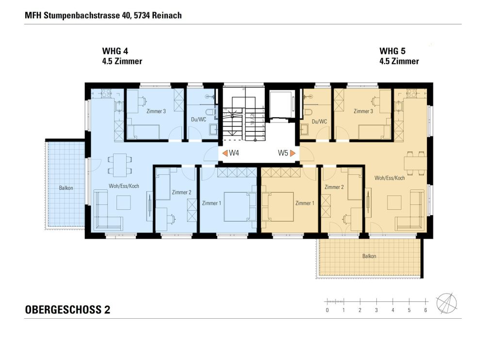 ERSTBEZUG moderne 4.5-Zimmer-Wohnung im Zentrum von Reinach - Bild 6