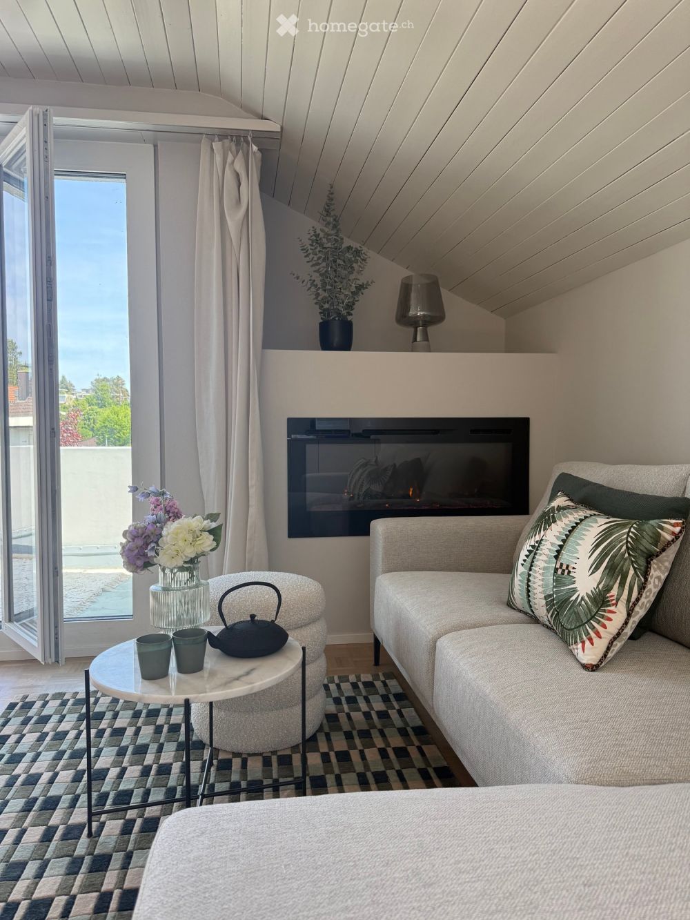 Sehr schöne 2-Zimmer Wohnung ( inkl Möbel und Lampen) mit Aussicht und Garage in Oberwil BL - Bild 8