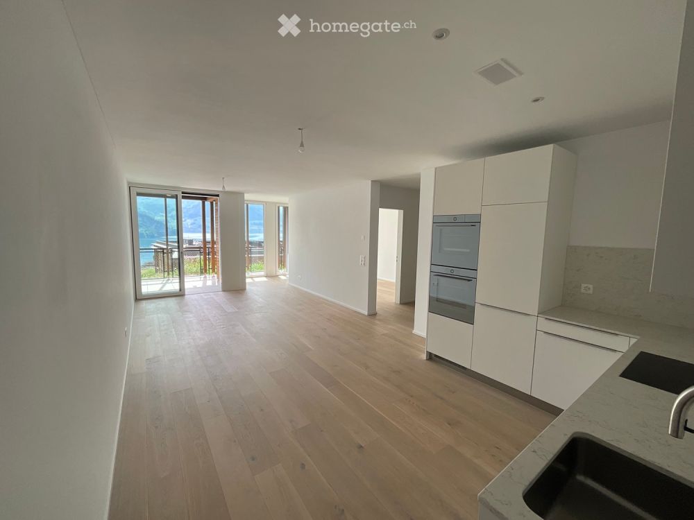 SÜDSICHT - Neubau-Erstbezug an unverbaubarer, sonniger Hanglage mit grandioser Seesicht - Bild 1