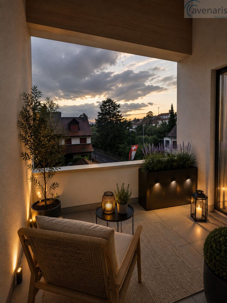 2.5 Zimmer Wohnung im Herzen von Magden - Balkon Visualisierung
