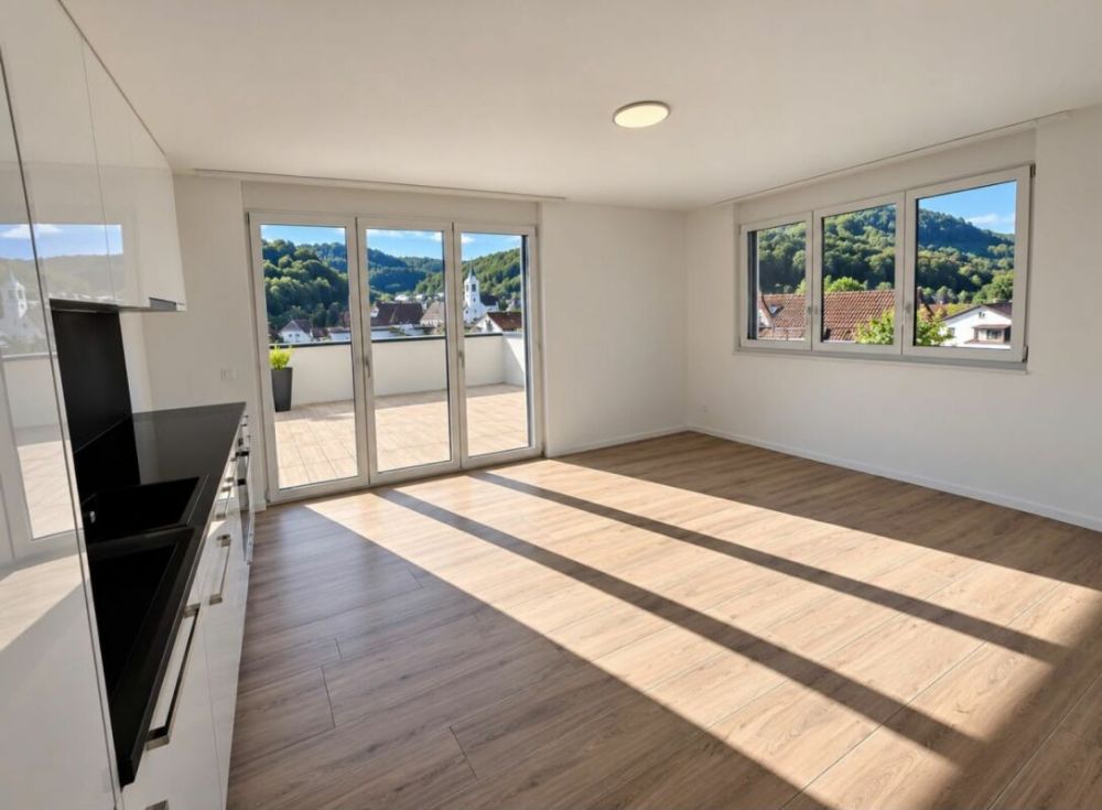 2.5 Zi-Attika Wohnung in einem NEUBAU mit grosser Terrasse 52 m², Zweitvermietung - Bild 3