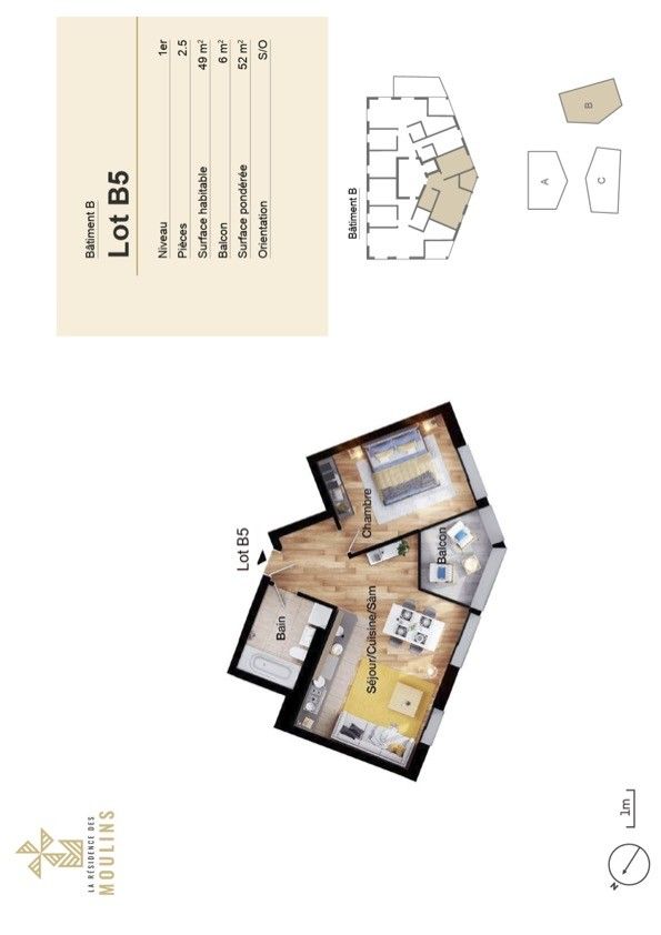 Appartement neuf 2.5 pièces à Massonnens - Bild 6