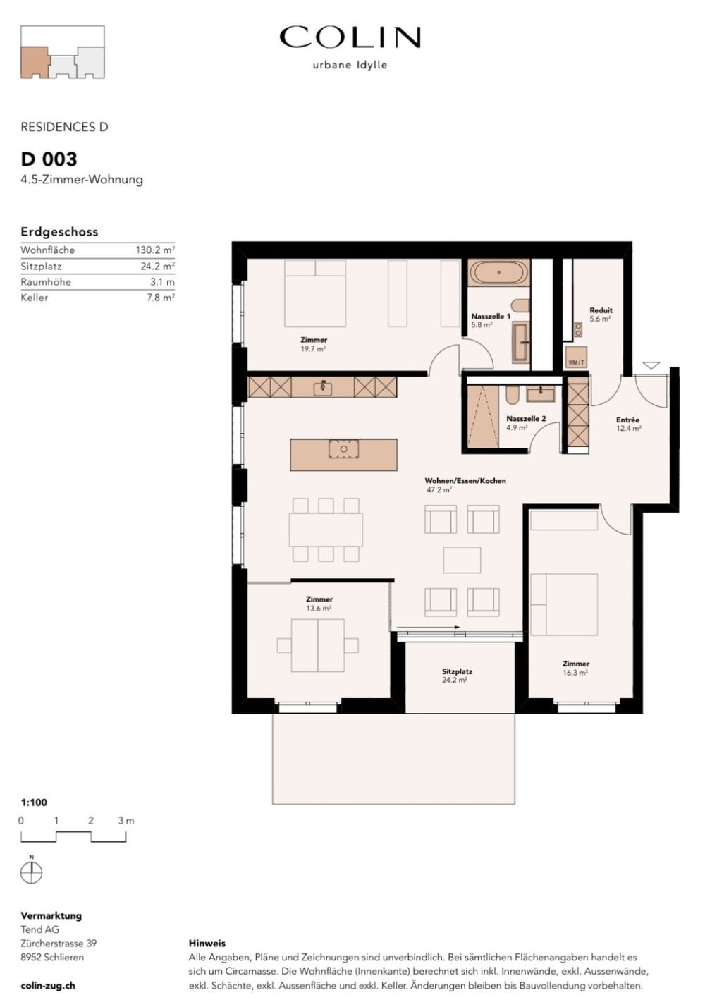 A modern 4.5-room apartment - Bild 3