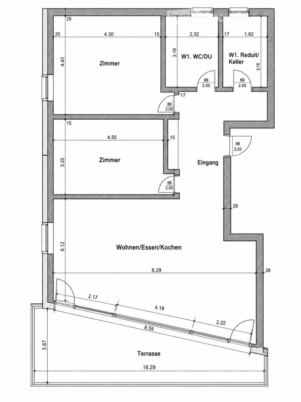 Einliegerwohnung mit weiter Aussicht ins Grüne als Erstbezug in Nunningen - Bild 7