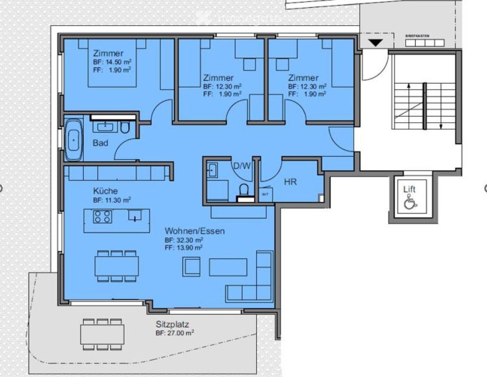 EG-Gartenwohnung Neubau 700m vom Bahnhof Bülach - Bild 4