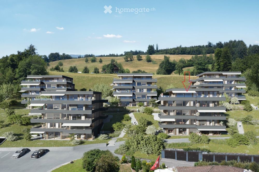 Moderne 4.5-Zimmer-Attika mit See- und Bergblick in Merlischachen - Bild 2