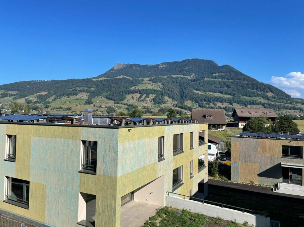 Exklusive 3.5-Zimmer-Wohnung im Erstbezug mit traumhaftem Rigi-Panorama - Traumhafte Aussicht Richtung Rigi