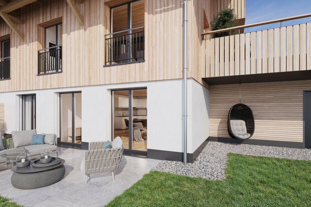 Erstvermietung: 3.5 Zimmer mit 50.8 m² Privatgarten – Neubau in Kerns - Bild 1
