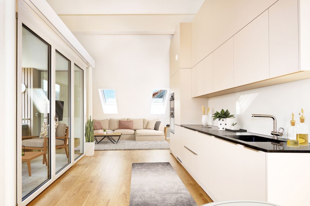 Moderne 3.5 Zimmer Dachwohnung - Bild 1