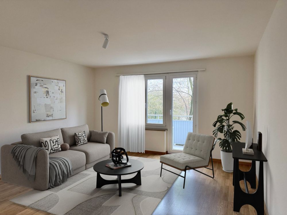 Helle und gemütliche 3-Zimmerwohnung mit Balkon - Bild 2