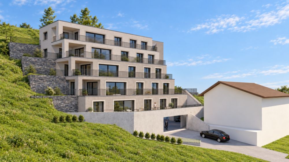 3.5-Zimmer-Neubauwohnung mit grosszügiger Terrasse und Loggia - Bild 1
