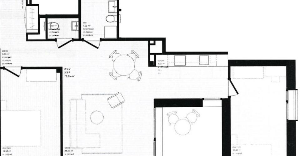 Location à l'année: appartement neuf au coeur du village de Montana - Appartement 3.5 pièces - image - 1