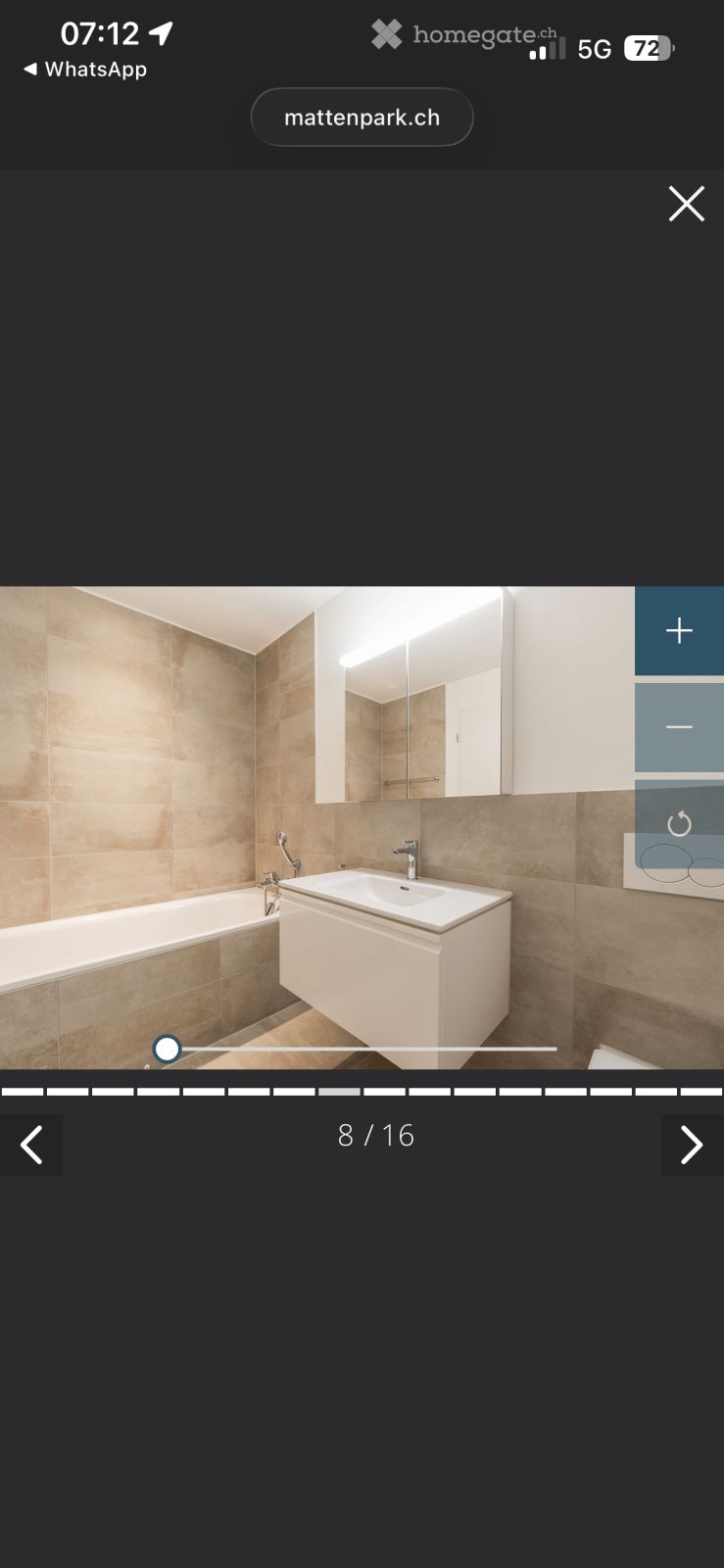 Moderne 3.5-Zimmer-Wohnung mit Balkon in Othmarsingen - Bild 1