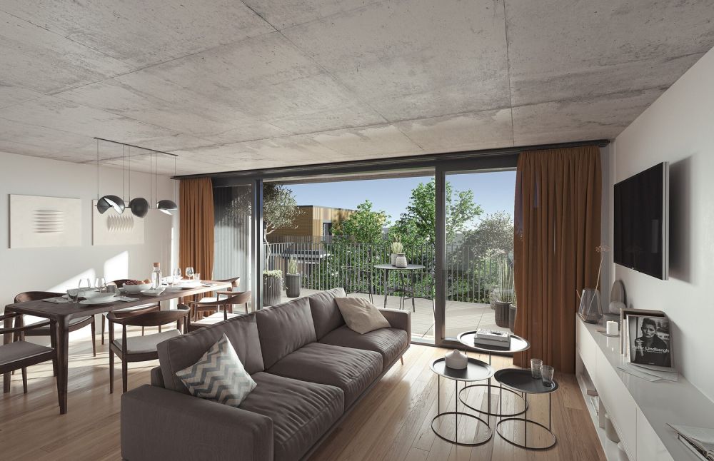 4.5 pièces neuf avec jardin - A19-001 - Bild 2