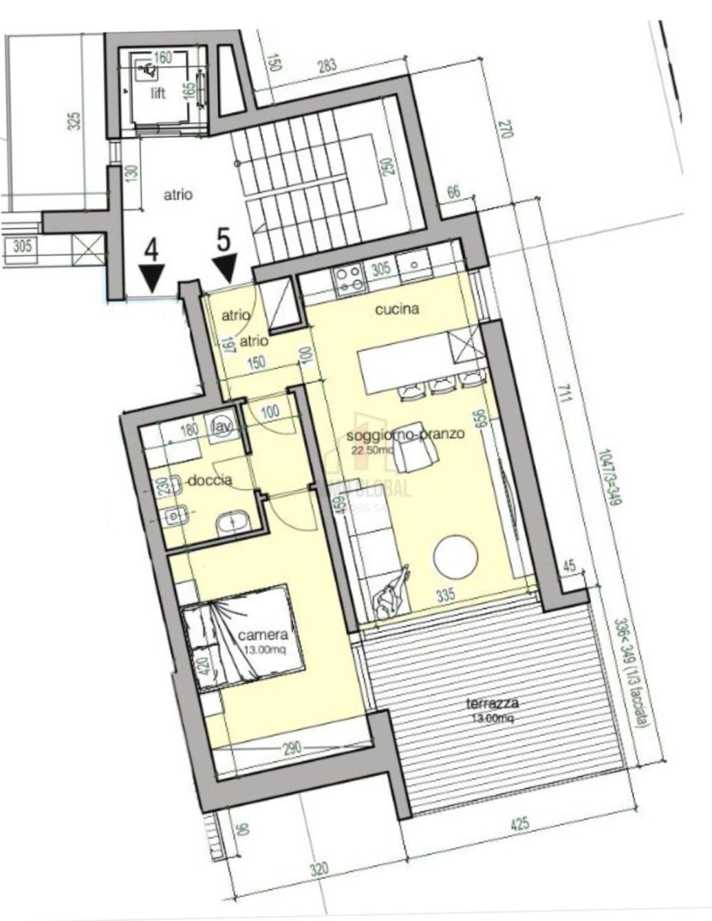 PRESTIGIOSO BILOCALE ARREDATO CON MERAVIGLIOSO TERRAZZO - Bild 10