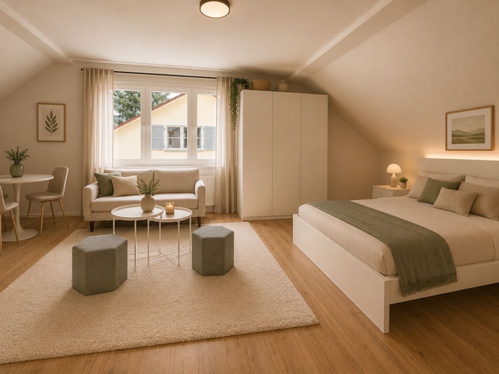 1 Zimmer Wohnung Möbliert ! Frisch Renoviert - Bild 7