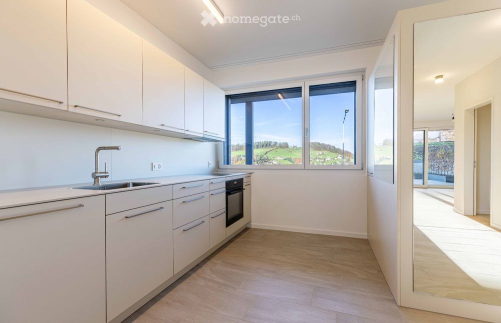 Luxuriöse 3.5-Zimmer Neubauwohnung mit grosser Terrasse + Aussicht in Herisau - Bild 6