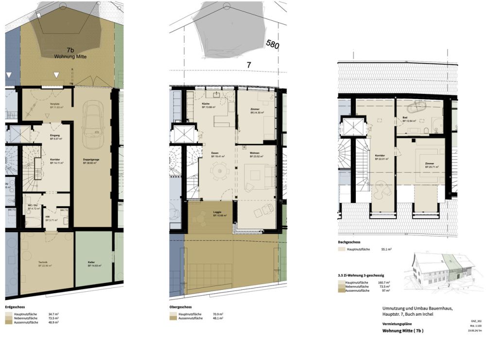 3.5 Zimmer Haus angebaut, Lift, Top Ausbau - Bild 9
