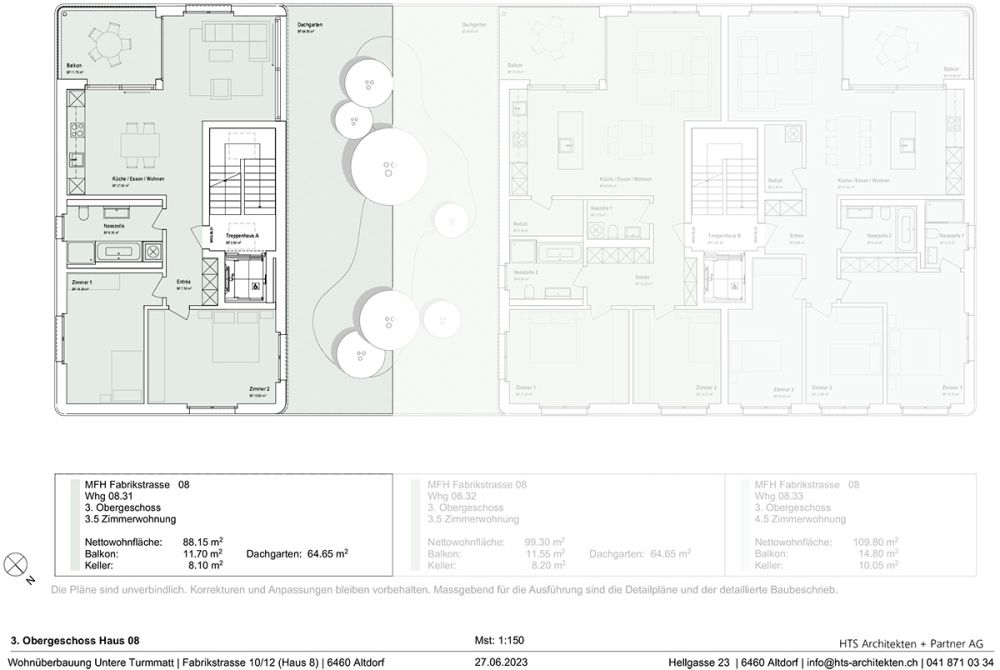 3½-Zimmer-Dachgartenwohnung - 8.31 - Bild 6