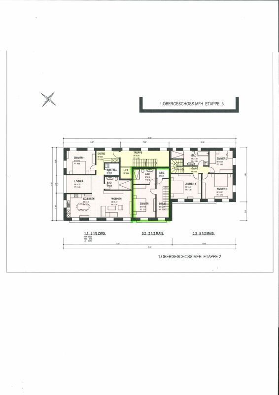 Erstbezug einer 2 1/2 Zimmer-Maisonettewohnung im Erdgeschoss/1. Obergeschoss - Bild 8