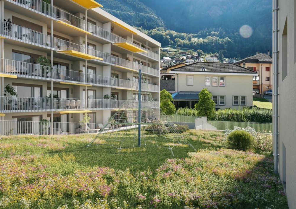 Moderne 2.5-Zimmer-Neubauwohnung - komfortabel, nachhaltig und zentral in Visp - Bild 3